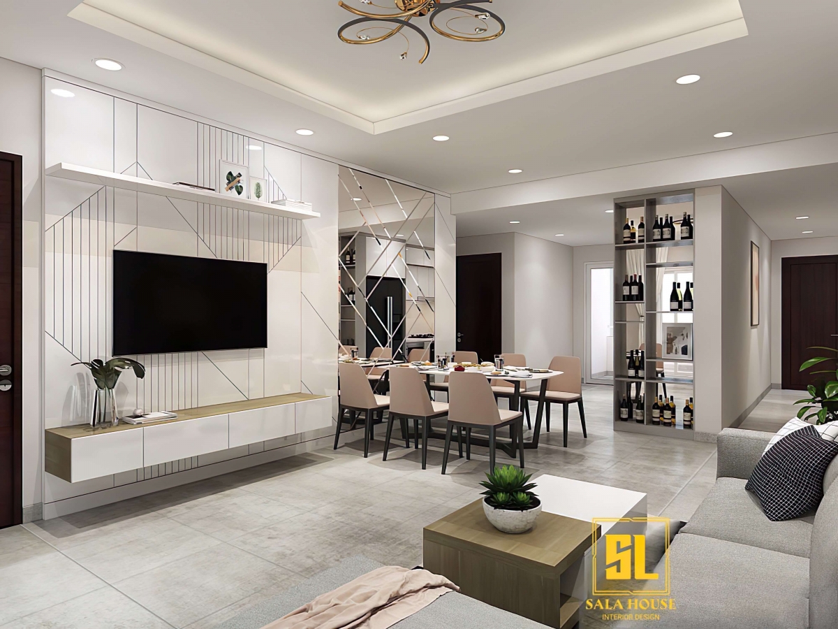 Xu hướng thiết kế nội thất chung cư năm 2024 đang rất thịnh hành, và Sala House nội thất tân cổ điển cho chung cư sẽ giúp bạn tạo ra một không gian sống đầy đẳng cấp và tinh tế. Hãy khám phá các xu hướng thiết kế mới nhất của năm 2024 và tạo ra một không gian sống đầy phong cách và tối ưu.